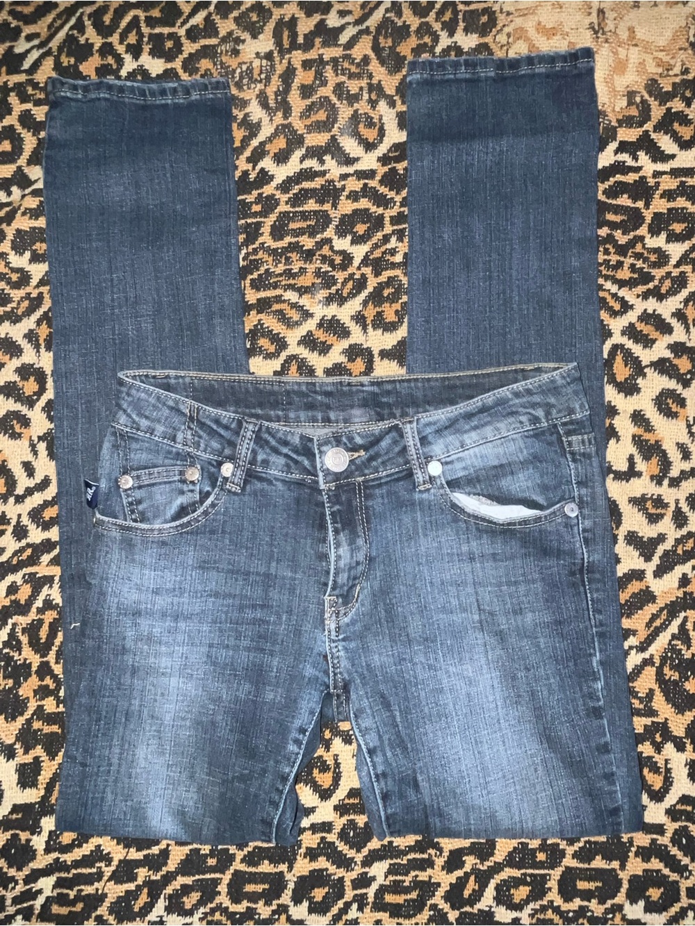 2000s Rock & Republic Women's Dark Indigo Skinny Jeans
